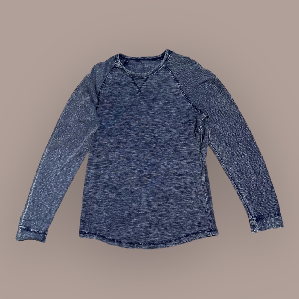 Men’s Navy Long Sleeve Tee
